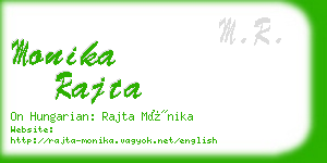 monika rajta business card